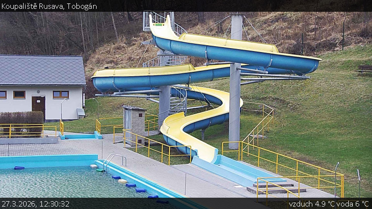 Koupaliště Rusava - Tobogán - 27.3.2026 v 12:30