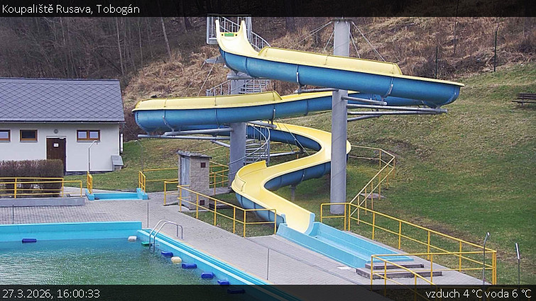 Koupaliště Rusava - Tobogán - 27.3.2026 v 16:00