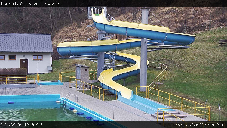 Koupaliště Rusava - Tobogán - 27.3.2026 v 16:30
