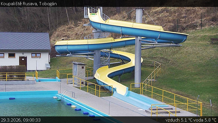 Koupaliště Rusava - Tobogán - 29.3.2026 v 09:00