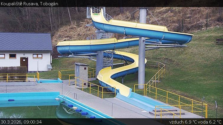 Koupaliště Rusava - Tobogán - 30.3.2026 v 09:00