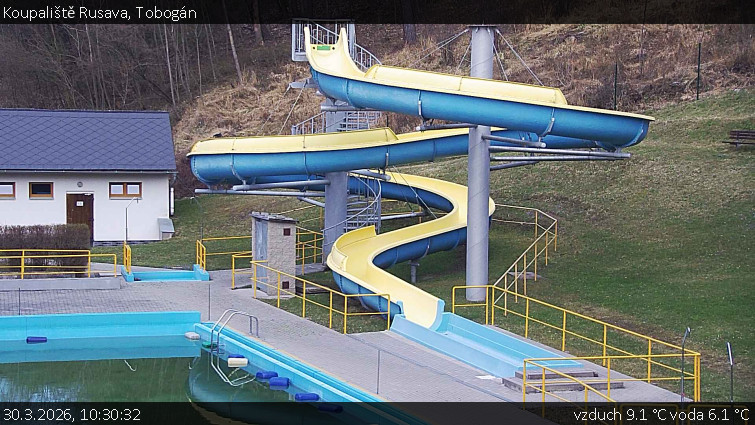 Koupaliště Rusava - Tobogán - 30.3.2026 v 10:30