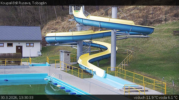 Koupaliště Rusava - Tobogán - 30.3.2026 v 13:30