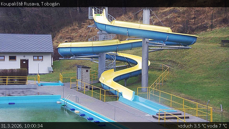 Koupaliště Rusava - Tobogán - 31.3.2026 v 10:00