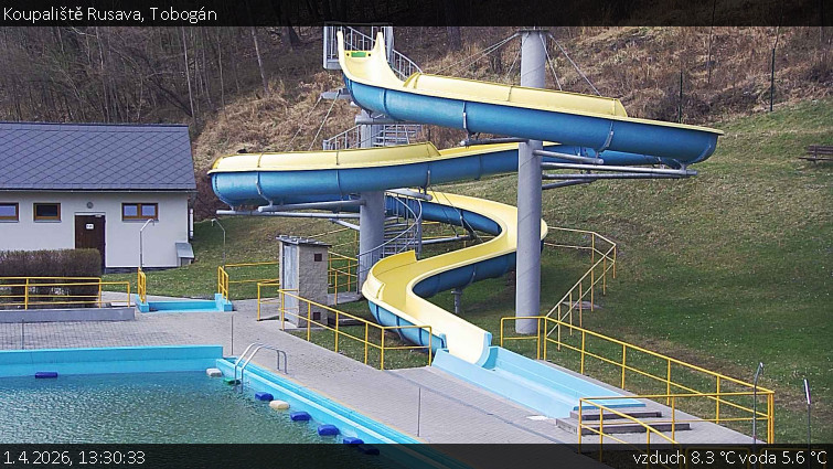 Koupaliště Rusava - Tobogán - 1.4.2026 v 13:30
