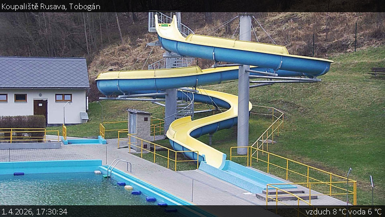 Koupaliště Rusava - Tobogán - 1.4.2026 v 17:30