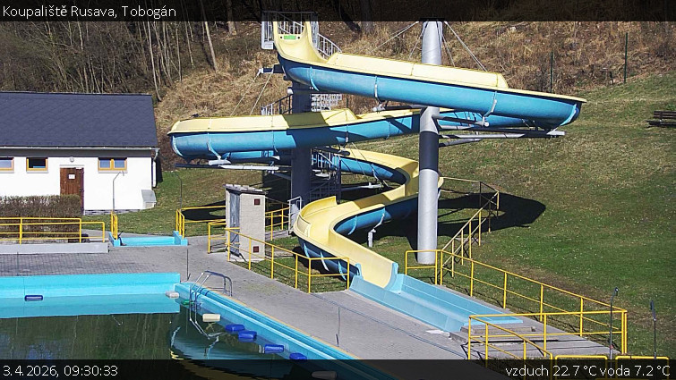 Koupaliště Rusava - Tobogán - 3.4.2026 v 09:30