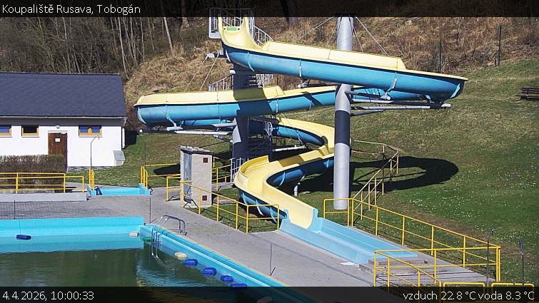 Koupaliště Rusava - Tobogán - 4.4.2026 v 10:00
