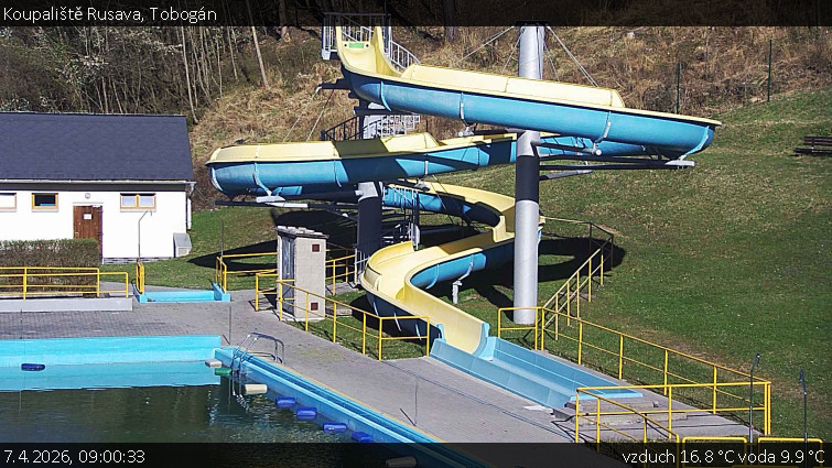 Koupaliště Rusava - Tobogán - 7.4.2026 v 09:00