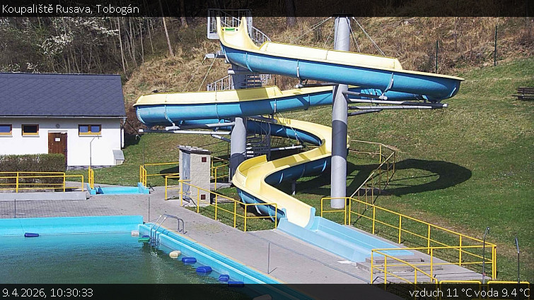 Koupaliště Rusava - Tobogán - 9.4.2026 v 10:30