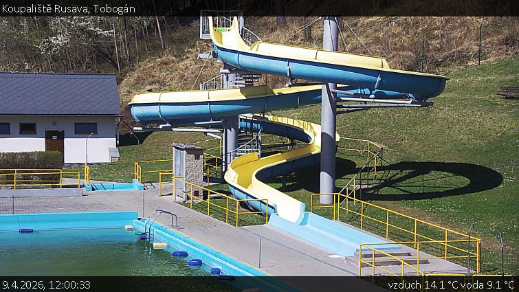 Koupaliště Rusava - Tobogán - 9.4.2026 v 12:00