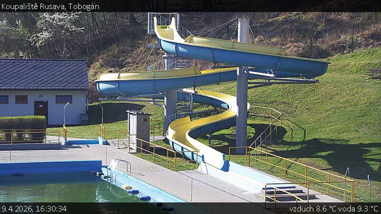 Koupaliště Rusava - Tobogán - 9.4.2026 v 16:30