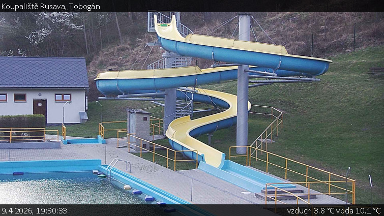 Koupaliště Rusava - Tobogán - 9.4.2026 v 19:30