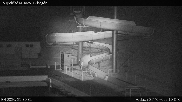 Koupaliště Rusava - Tobogán - 9.4.2026 v 22:30