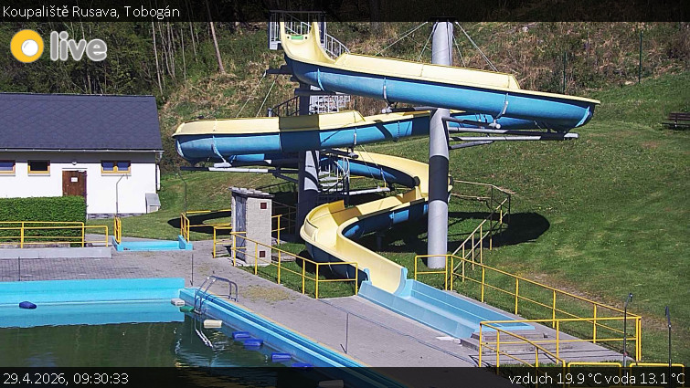Koupaliště Rusava - Tobogán - 29.4.2026 v 09:30