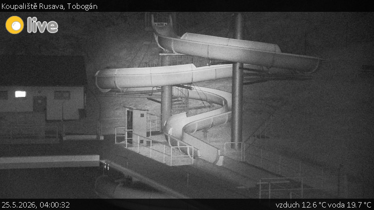 Koupaliště Rusava - Tobogán - 25.5.2026 v 04:00