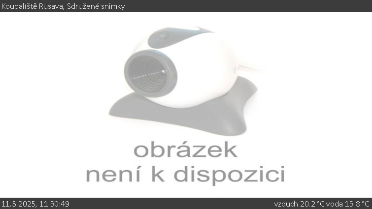 Koupaliště Rusava - Sdružené snímky - 11.5.2025 v 11:30 Koupaliště Rusava - Sdružené snímky - 11.5.2025 v 11:30