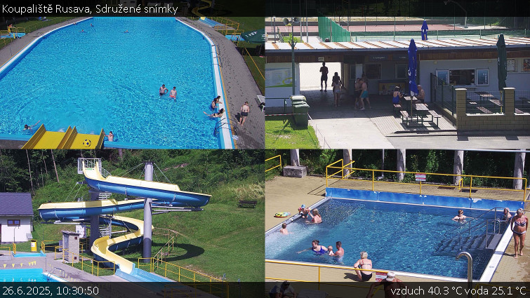 Koupaliště Rusava - Sdružené snímky - 26.6.2025 v 10:30 Koupaliště Rusava - Sdružené snímky - 26.6.2025 v 10:30