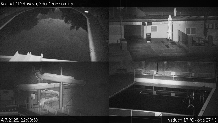 Koupaliště Rusava - Sdružené snímky - 4.7.2025 v 22:00