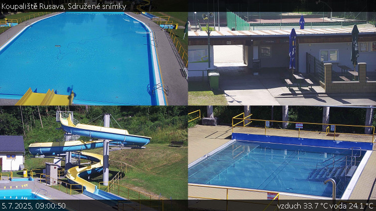Koupaliště Rusava - Sdružené snímky - 5.7.2025 v 09:00 Koupaliště Rusava - Sdružené snímky - 5.7.2025 v 09:00