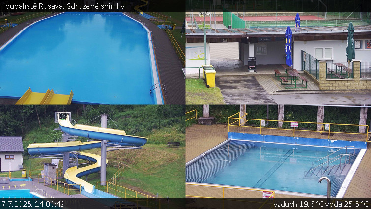 Koupaliště Rusava - Sdružené snímky - 7.7.2025 v 14:00 Koupaliště Rusava - Sdružené snímky - 7.7.2025 v 14:00