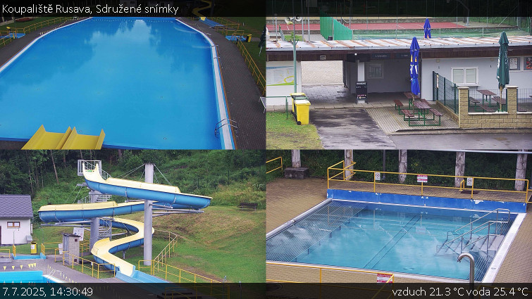 Koupaliště Rusava - Sdružené snímky - 7.7.2025 v 14:30 Koupaliště Rusava - Sdružené snímky - 7.7.2025 v 14:30