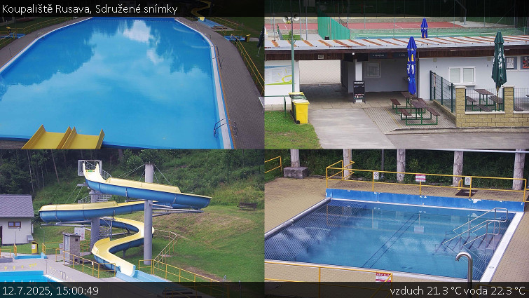 Koupaliště Rusava - Sdružené snímky - 12.7.2025 v 15:00 Koupaliště Rusava - Sdružené snímky - 12.7.2025 v 15:00