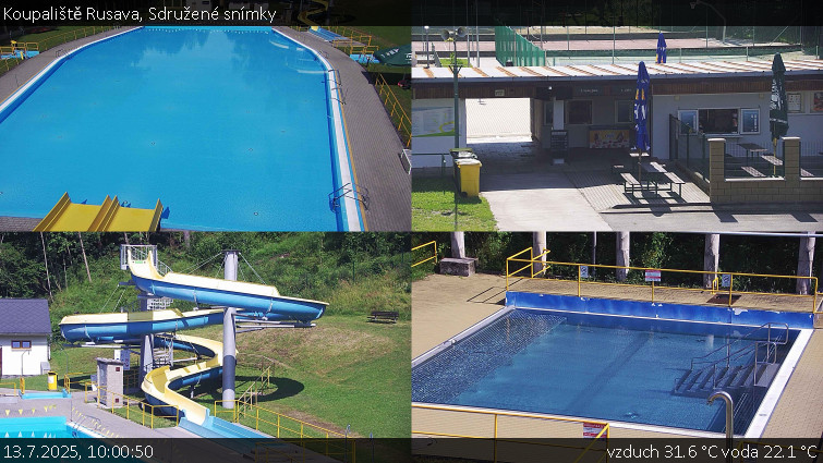 Koupaliště Rusava - Sdružené snímky - 13.7.2025 v 10:00 Koupaliště Rusava - Sdružené snímky - 13.7.2025 v 10:00