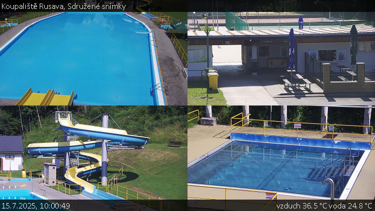 Koupaliště Rusava - Sdružené snímky - 15.7.2025 v 10:00 Koupaliště Rusava - Sdružené snímky - 15.7.2025 v 10:00