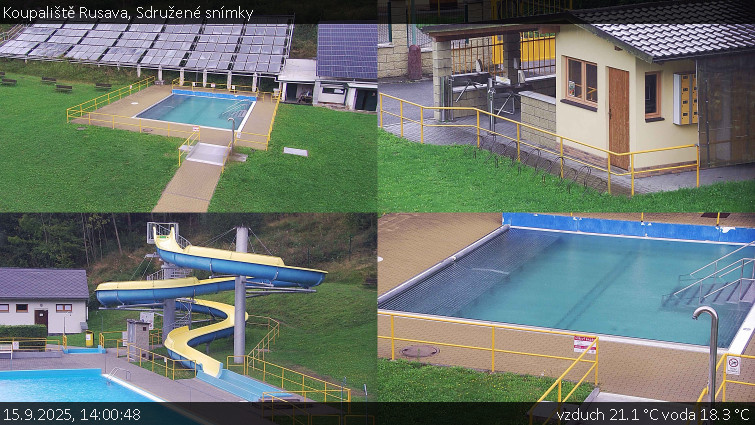 Koupaliště Rusava - Sdružené snímky - 15.9.2025 v 14:00 Koupaliště Rusava - Sdružené snímky - 15.9.2025 v 14:00