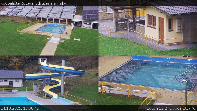 Koupaliště Rusava - Sdružené snímky - 14.10.2025 v 12:00 Koupaliště Rusava - Sdružené snímky - 14.10.2025 v 12:00