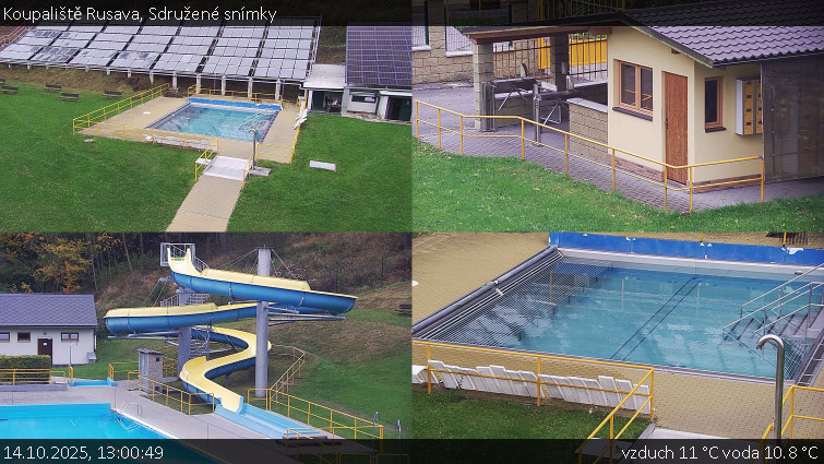 Koupaliště Rusava - Sdružené snímky - 14.10.2025 v 13:00 Koupaliště Rusava - Sdružené snímky - 14.10.2025 v 13:00