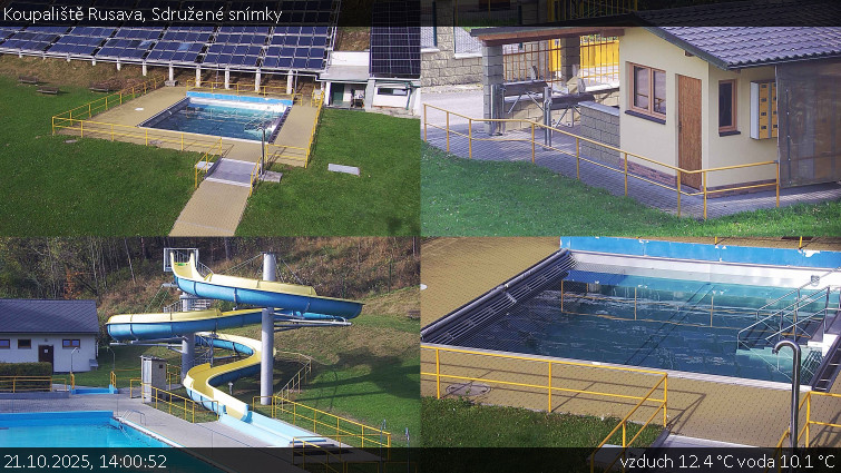 Koupaliště Rusava - Sdružené snímky - 21.10.2025 v 14:00 Koupaliště Rusava - Sdružené snímky - 21.10.2025 v 14:00