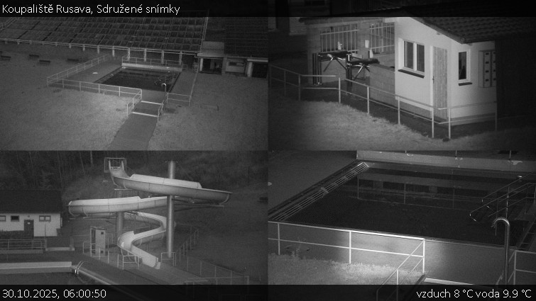 Koupaliště Rusava - Sdružené snímky - 30.10.2025 v 06:00