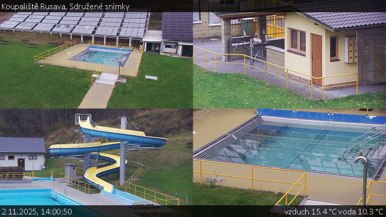 Koupaliště Rusava - Sdružené snímky - 2.11.2025 v 14:00