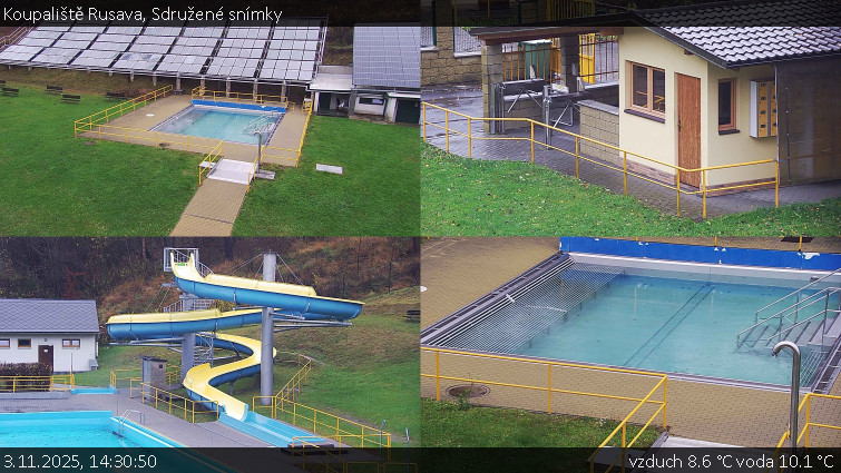 Koupaliště Rusava - Sdružené snímky - 3.11.2025 v 14:30