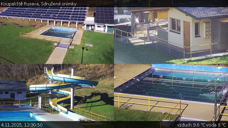 Koupaliště Rusava - Sdružené snímky - 4.11.2025 v 12:30
