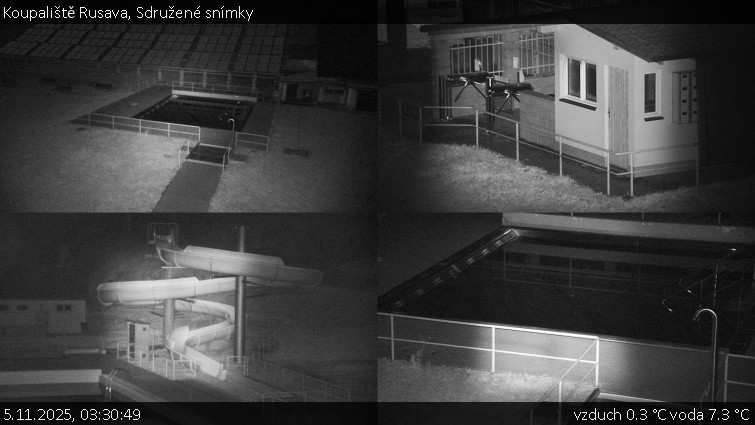 Koupaliště Rusava - Sdružené snímky - 5.11.2025 v 03:30