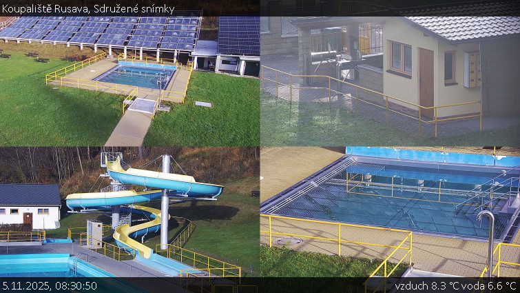Koupaliště Rusava - Sdružené snímky - 5.11.2025 v 08:30
