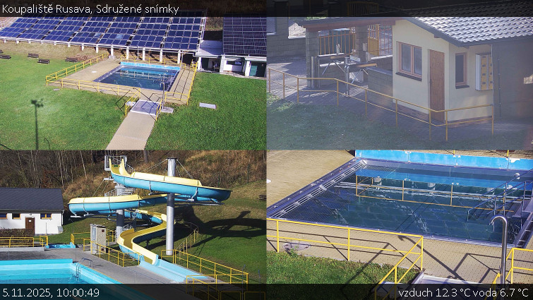 Koupaliště Rusava - Sdružené snímky - 5.11.2025 v 10:00