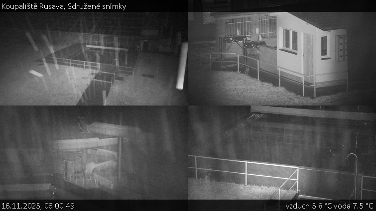 Koupaliště Rusava - Sdružené snímky - 16.11.2025 v 06:00