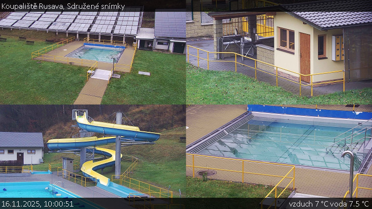 Koupaliště Rusava - Sdružené snímky - 16.11.2025 v 10:00