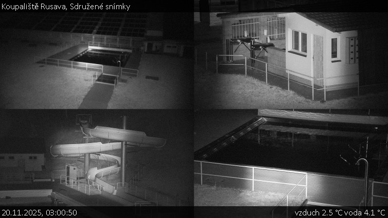 Koupaliště Rusava - Sdružené snímky - 20.11.2025 v 03:00