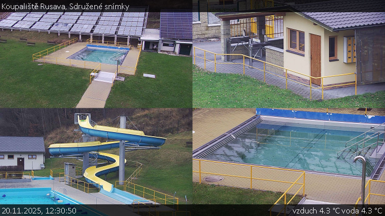 Koupaliště Rusava - Sdružené snímky - 20.11.2025 v 12:30