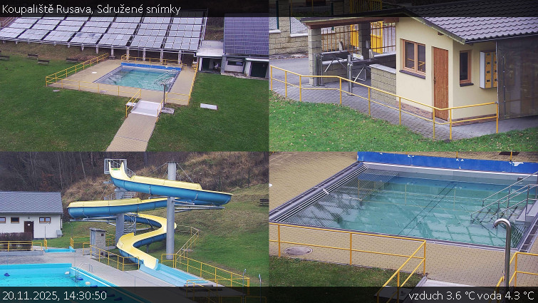 Koupaliště Rusava - Sdružené snímky - 20.11.2025 v 14:30