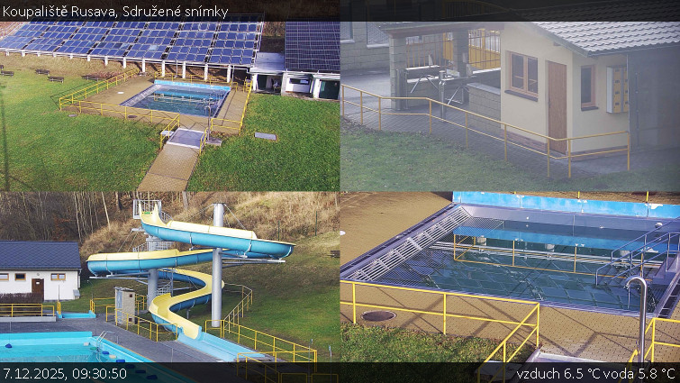 Koupaliště Rusava - Sdružené snímky - 7.12.2025 v 09:30