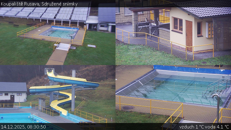Koupaliště Rusava - Sdružené snímky - 14.12.2025 v 08:30
