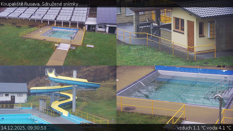 Koupaliště Rusava - Sdružené snímky - 14.12.2025 v 09:30