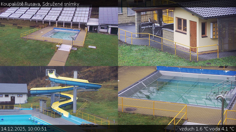 Koupaliště Rusava - Sdružené snímky - 14.12.2025 v 10:00