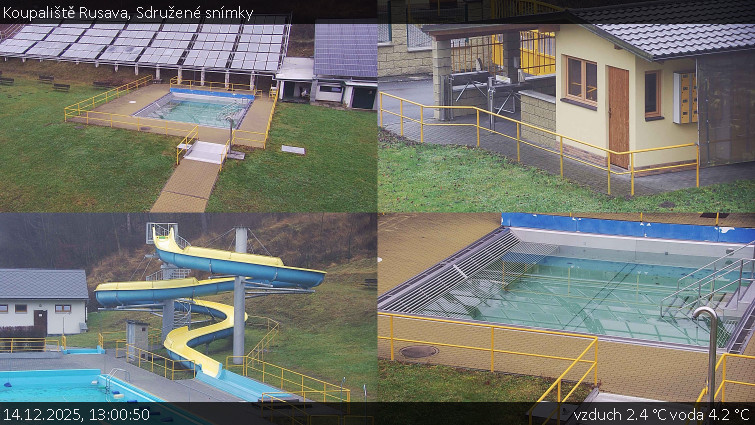 Koupaliště Rusava - Sdružené snímky - 14.12.2025 v 13:00